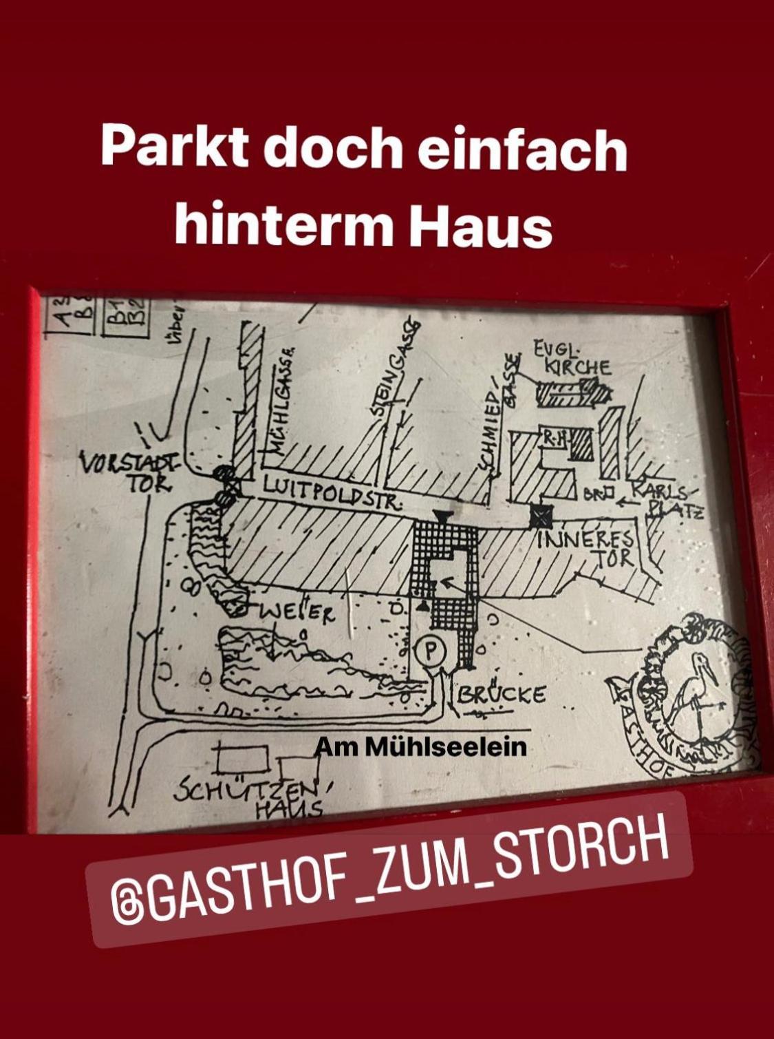 Gasthof Zum Storch Prichsenstadt Eksteriør bilde